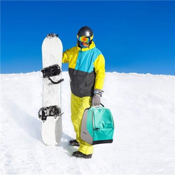 Ski Boot Bag-Boot Bag Kids Waterproof Ski Boot Snowboard Boot Bag Travel SkiBoot - Picture 5 of 8